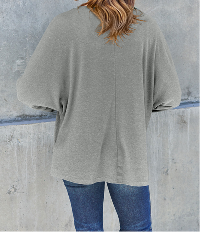 Online Exclusive: Double Take Full Size Round Neck Long Sleeve T-Shirt