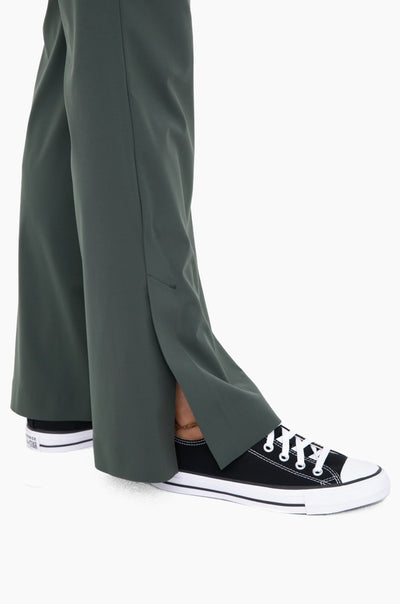 Wide Leg Active Pant w/Slit