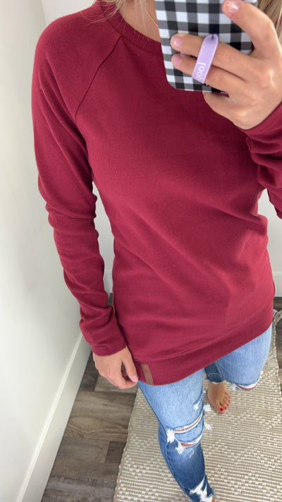 Cranberry Classic Pullover