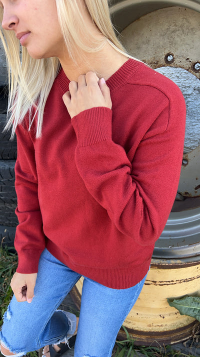 Long Sleeve Crew Neck Sweater