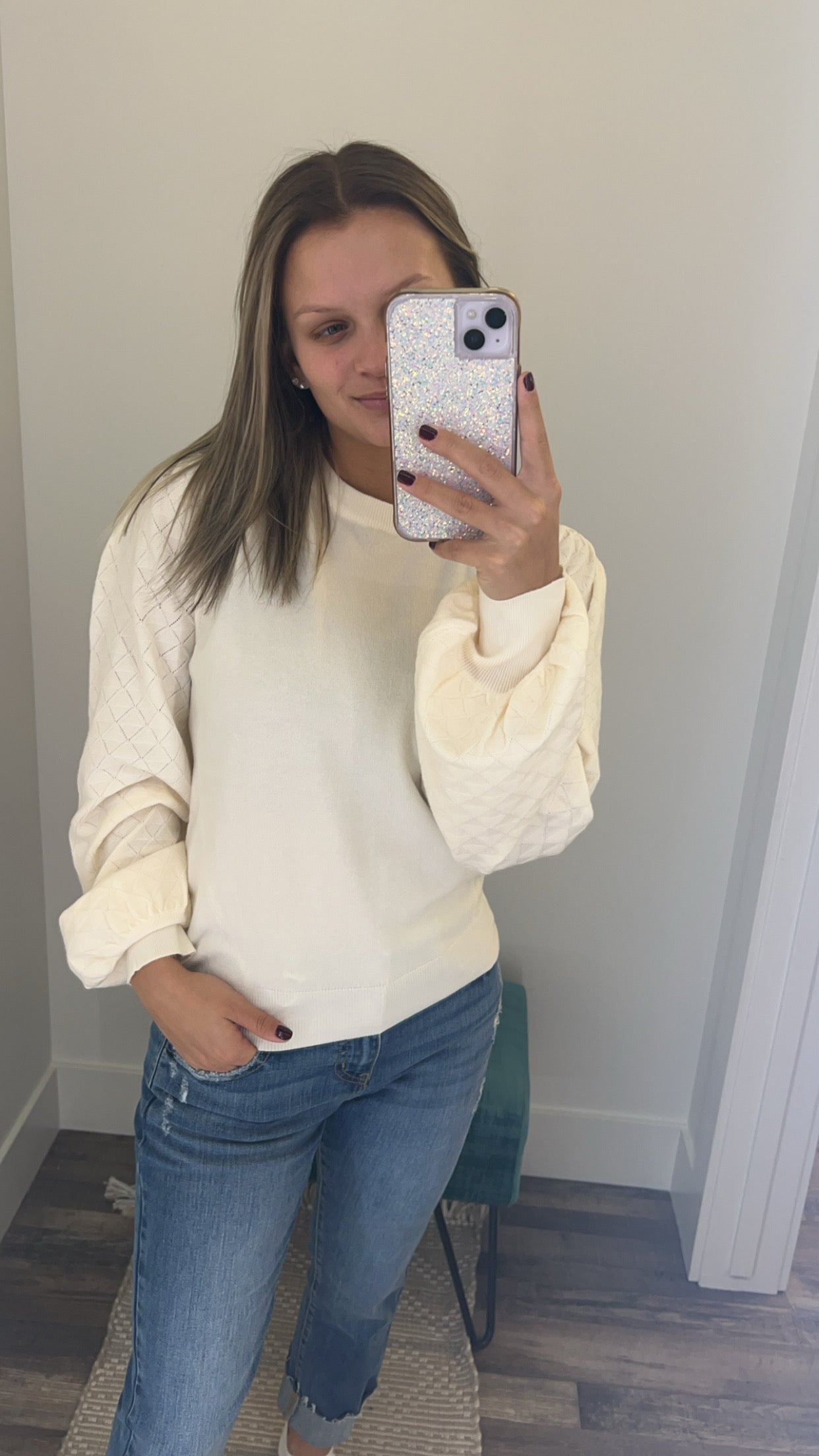 Lightweight Puff Sleeve Sweater