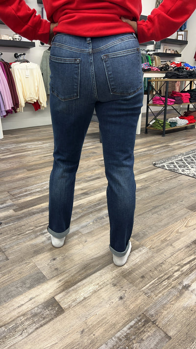 Judy Cuffed Slim Fit Jeans