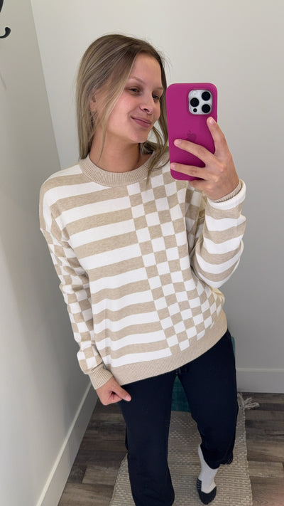 Checkered Sweater