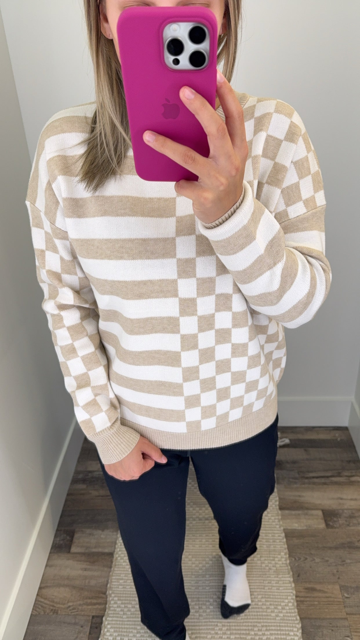 Checkered Sweater